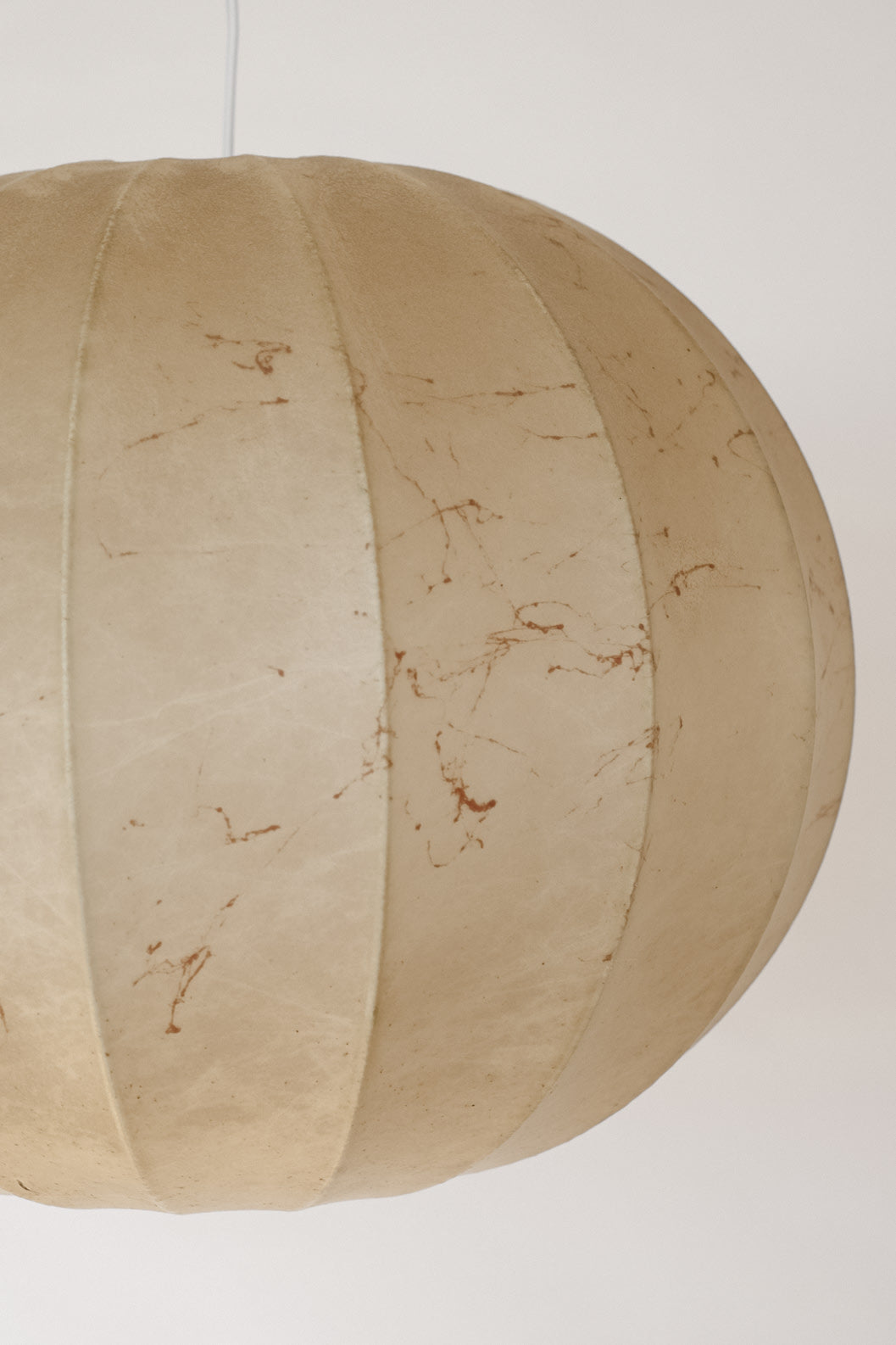 Vintage Mid-Century Cocoon Pendant Light by Goldkant Leuchten — close-up