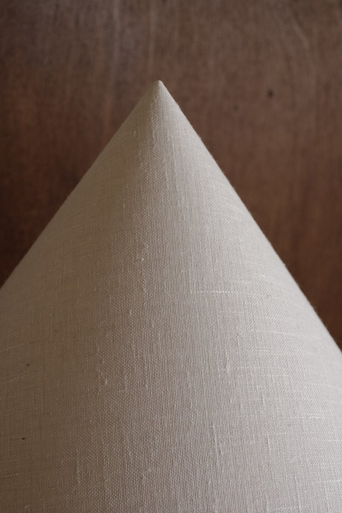 Wooden Cone Table Lamp  — close-up