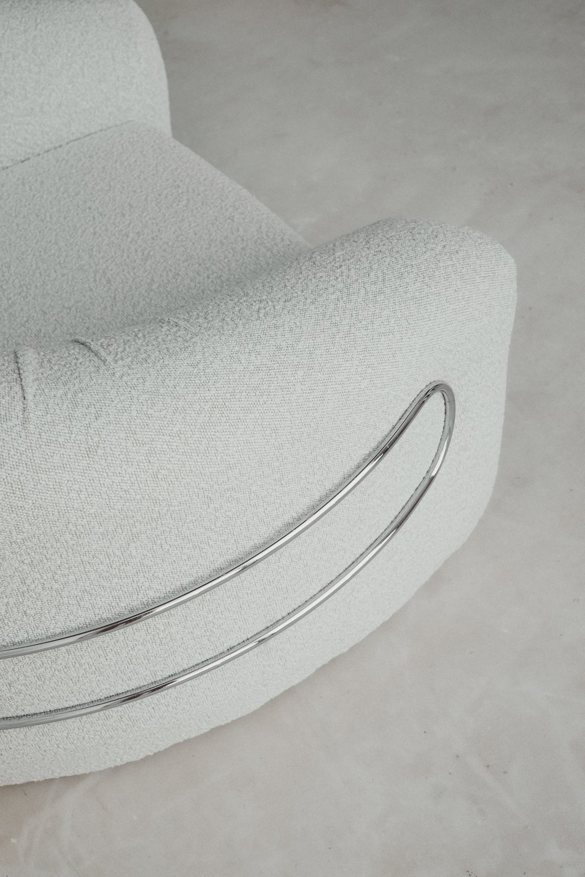 De Pas, D’Urbino & Lomazzi Lounge Chair, Italy 1970s — close-up