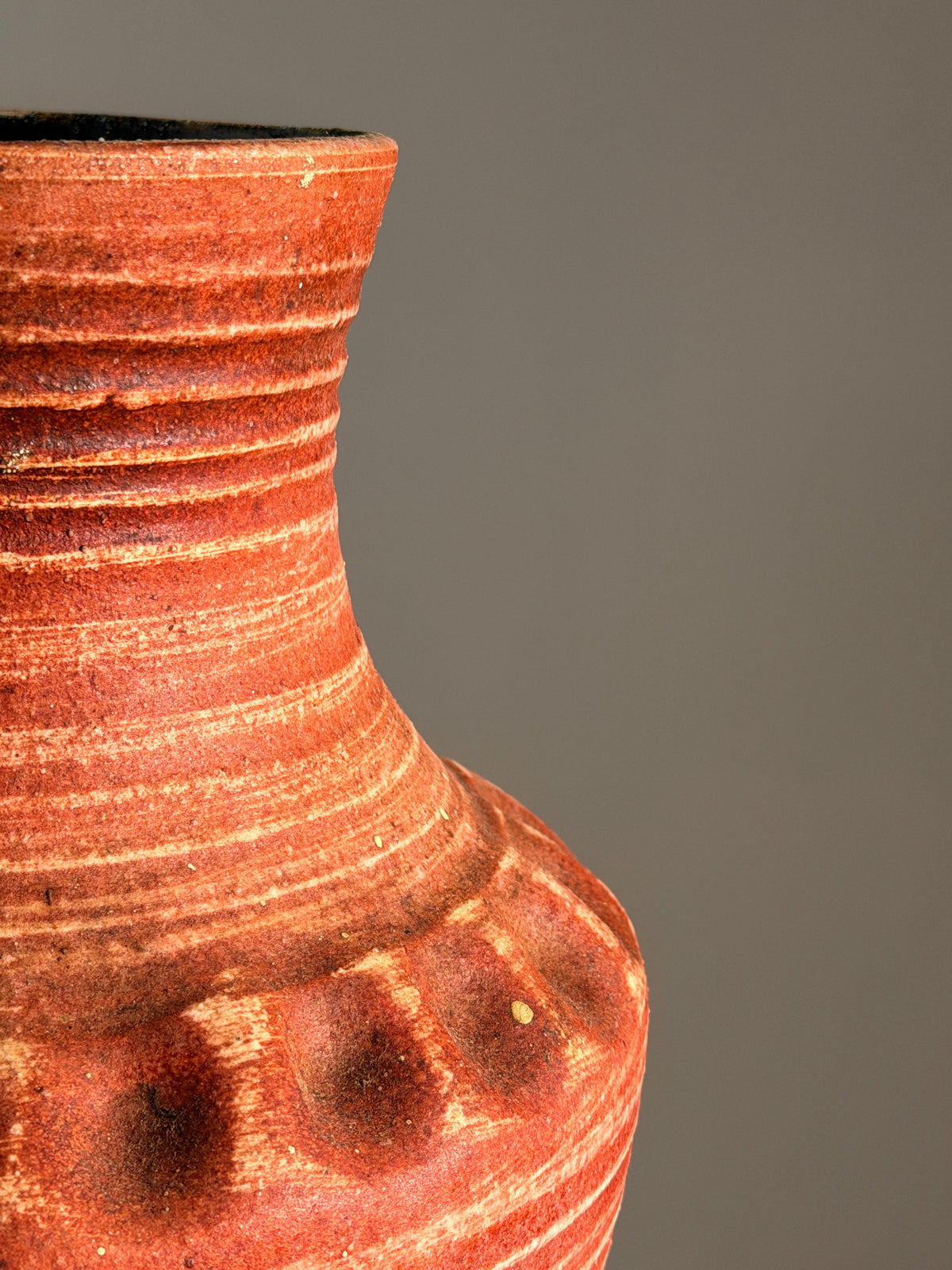 Rare "Gauloise" vase by Les Potiers d'Accolay, circa 1960 — lifestyle setting