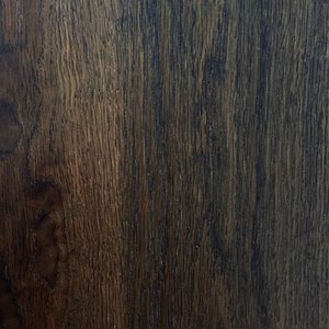 Silo Upholstered Chair — close-up of dark wood texture detail
