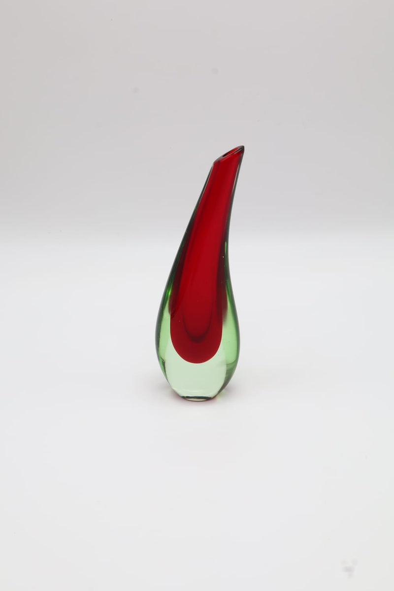 Antonio Da Ros voor Cenedese 'Sommerso' Glazen Snavelvaas – Italië (1960–1970) by Forma Finds | The Oblist