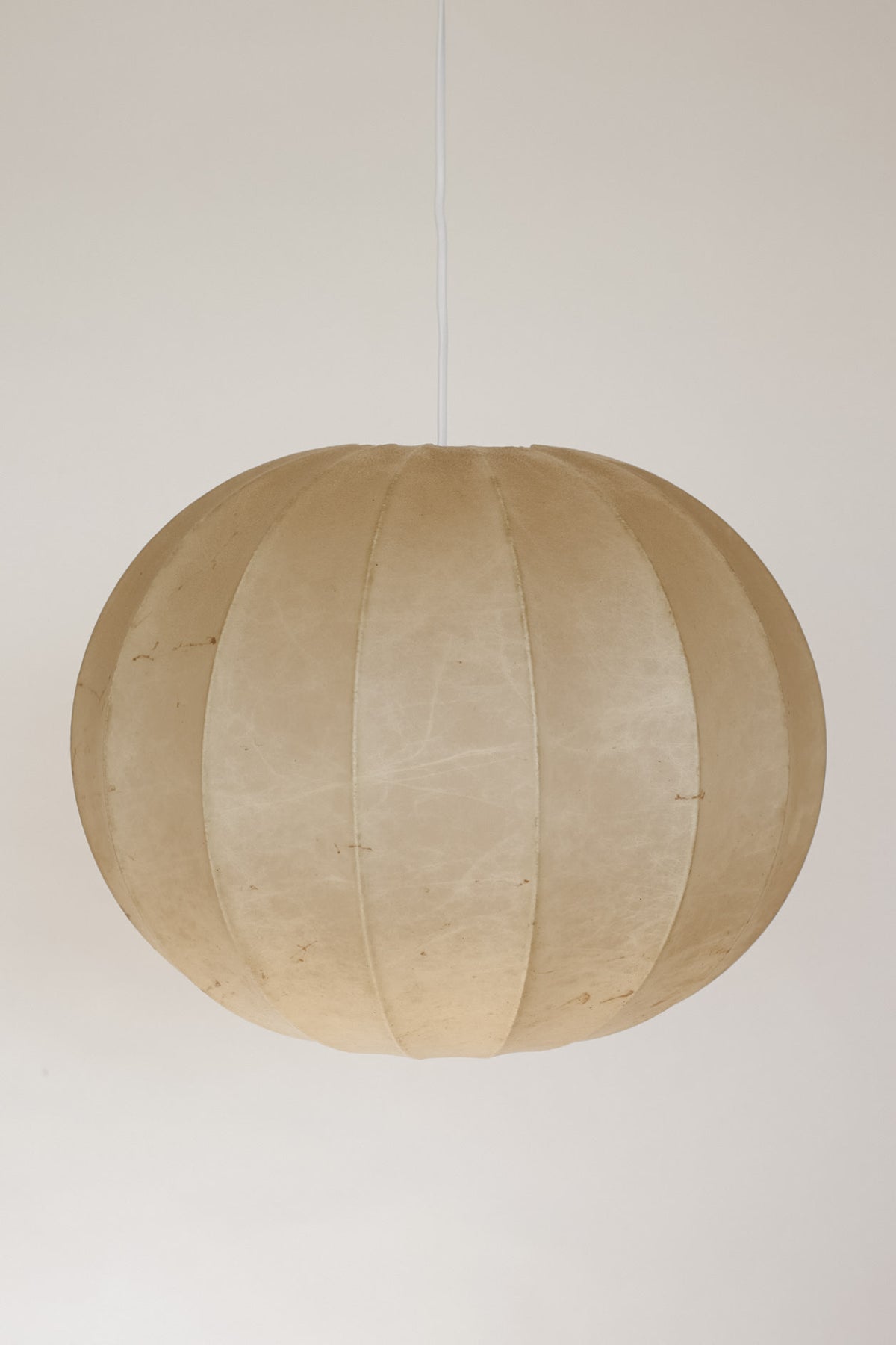 Vintage Mid-Century Cocoon Pendant Light by Goldkant Leuchten — lifestyle setting