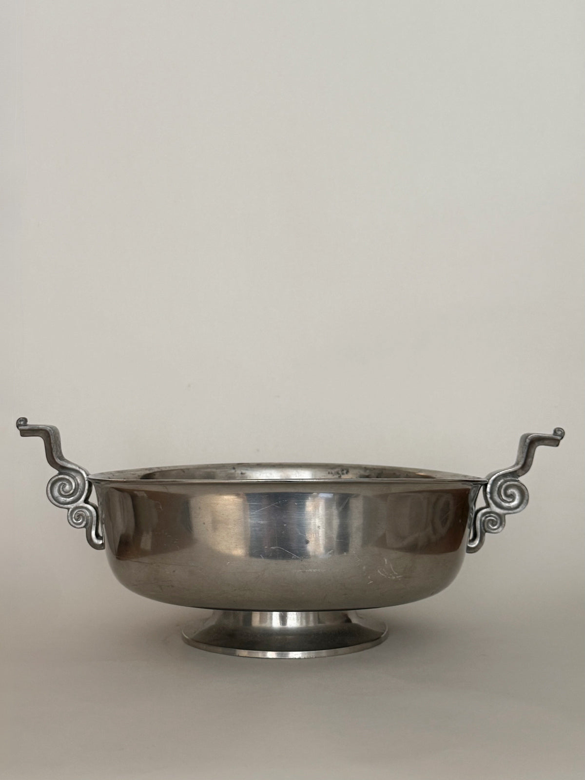 Edvin Ollers Pewter Bowl — detail view