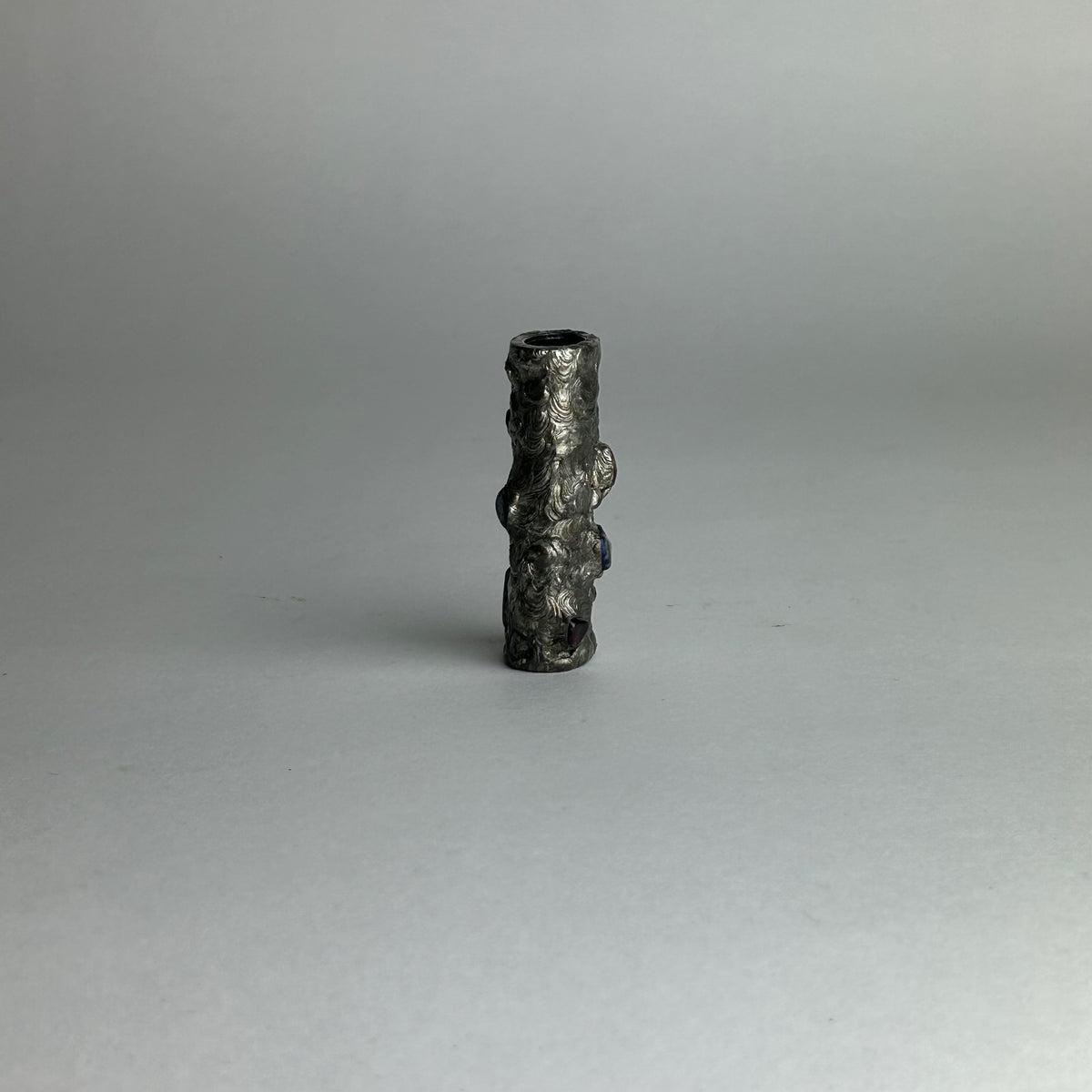Original Hand Soldered and Jeweled Lighter Cover by  THE PERFECT NOTHING CATALOG — detail view