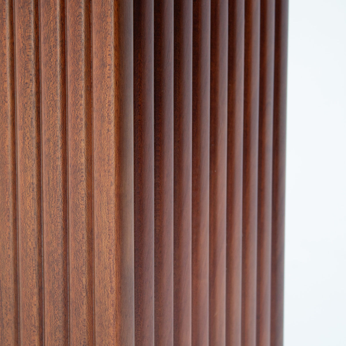 Michel Briard Hexagonal Pedestal Table in Mahogany — view 10