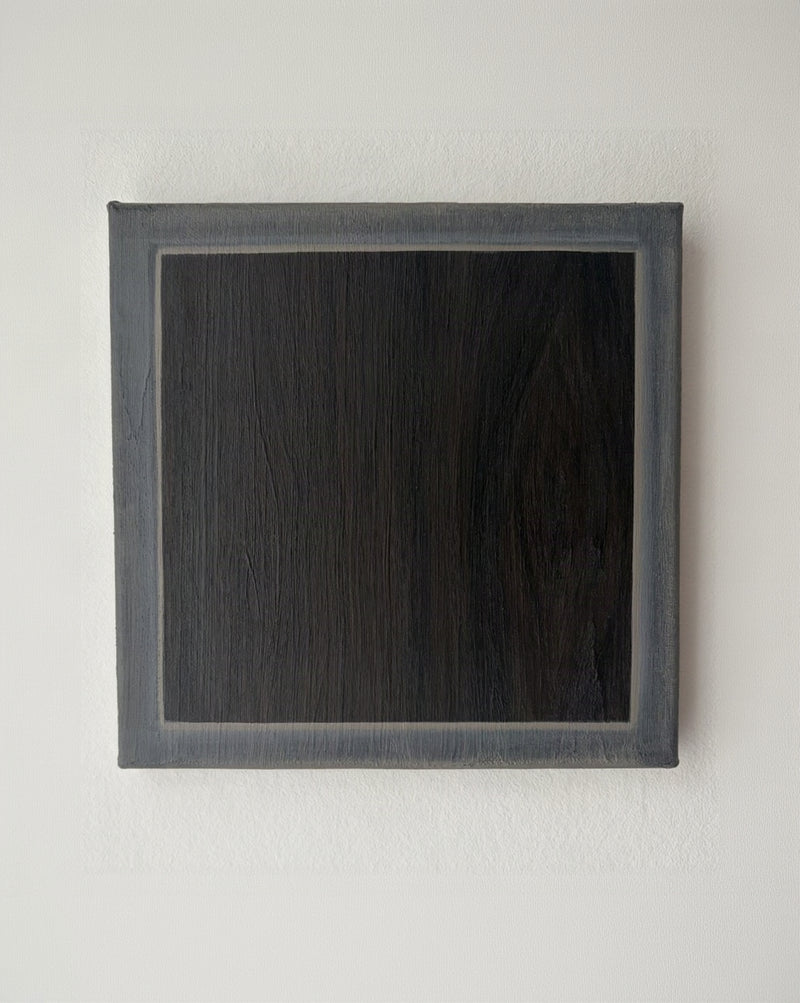 "Echoes of Wood - Contained Echoes II" Painting by Renée Schimio | The Oblist