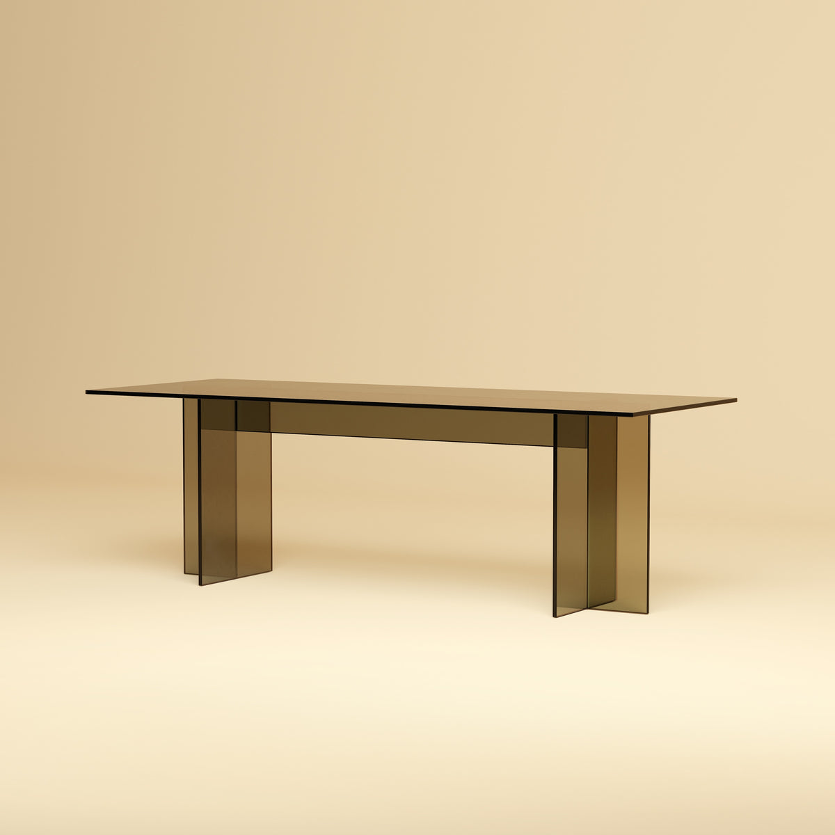 Glass Lounge Table - NOOR Series — detail view