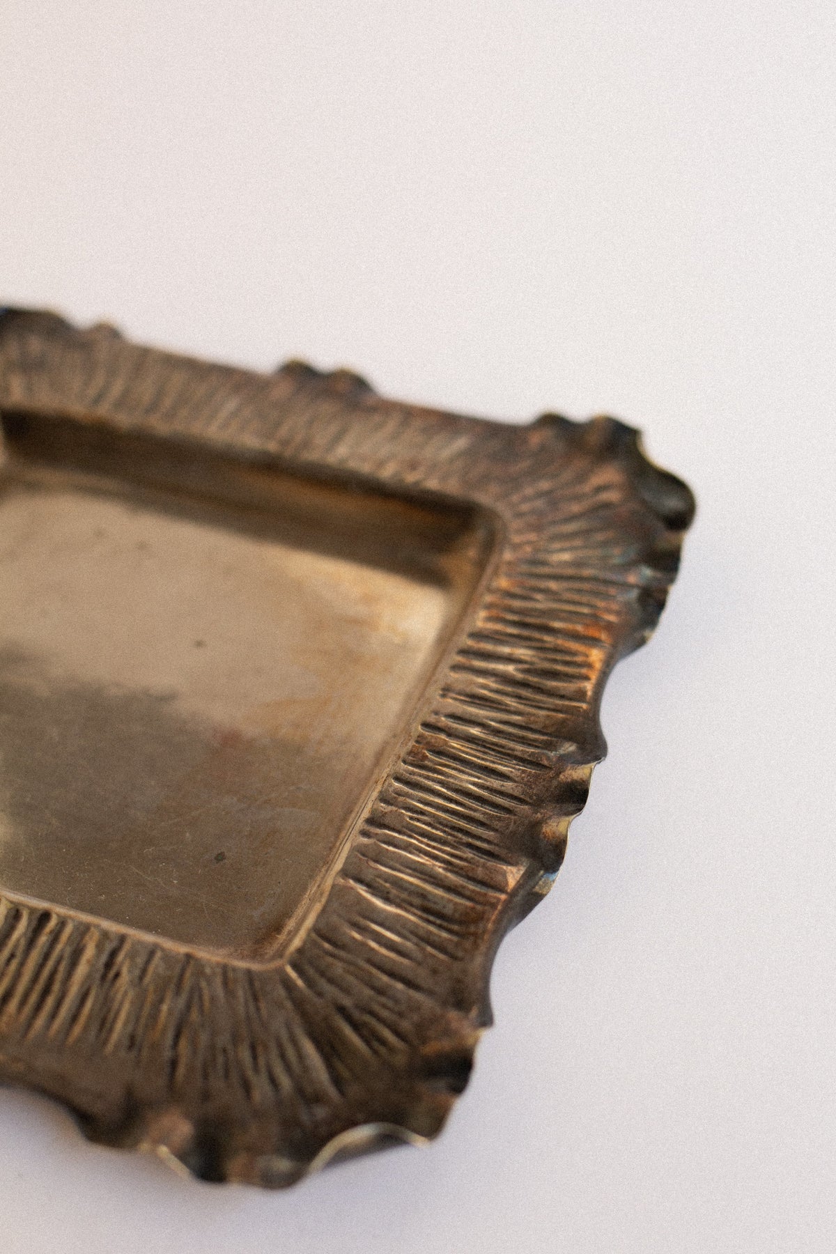 Silver-Plated Scallop Dish — lifestyle setting