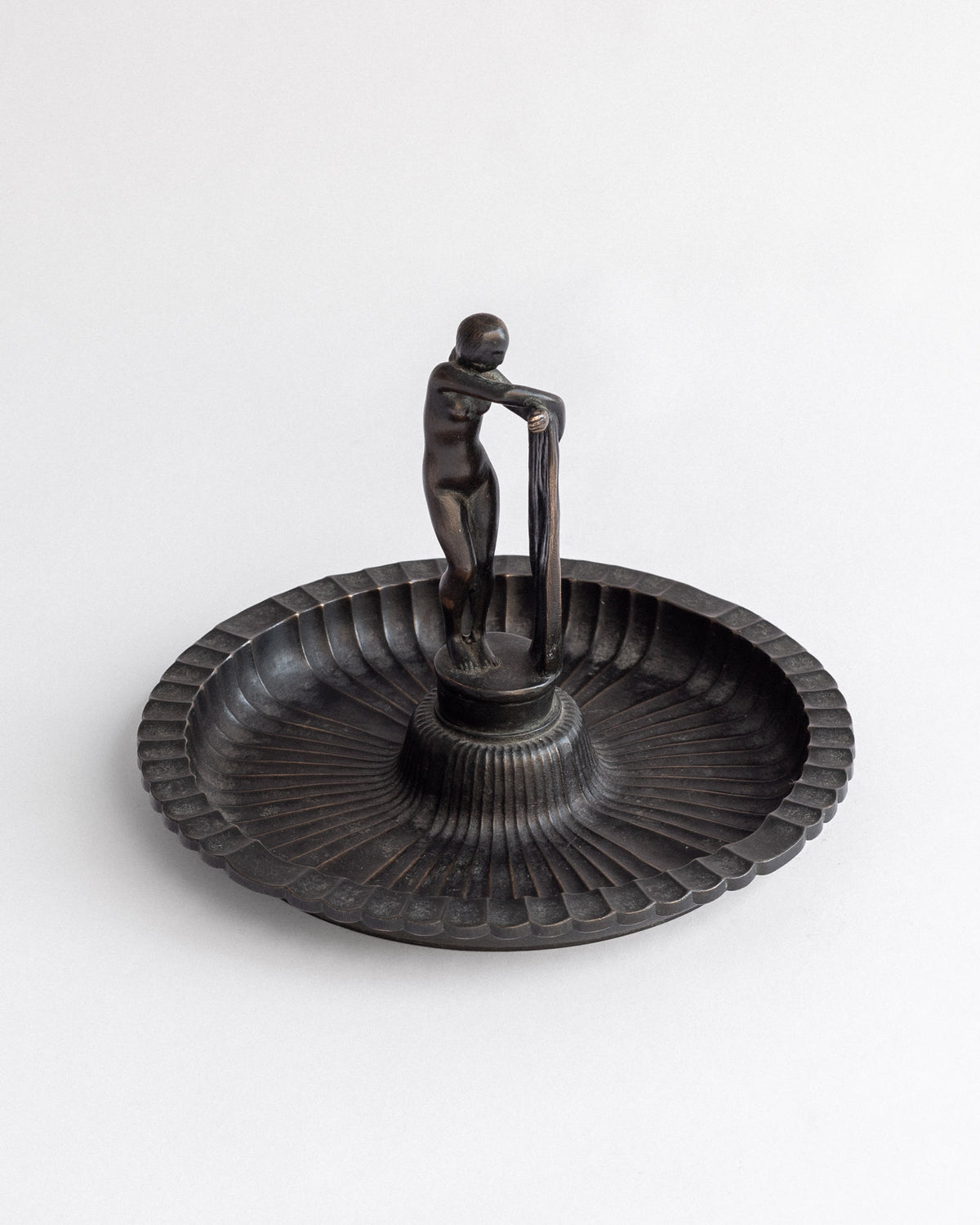 Art Deco Decorative Dish by Arvid Knöppel, Sweden, 1920s-30s — detail view
