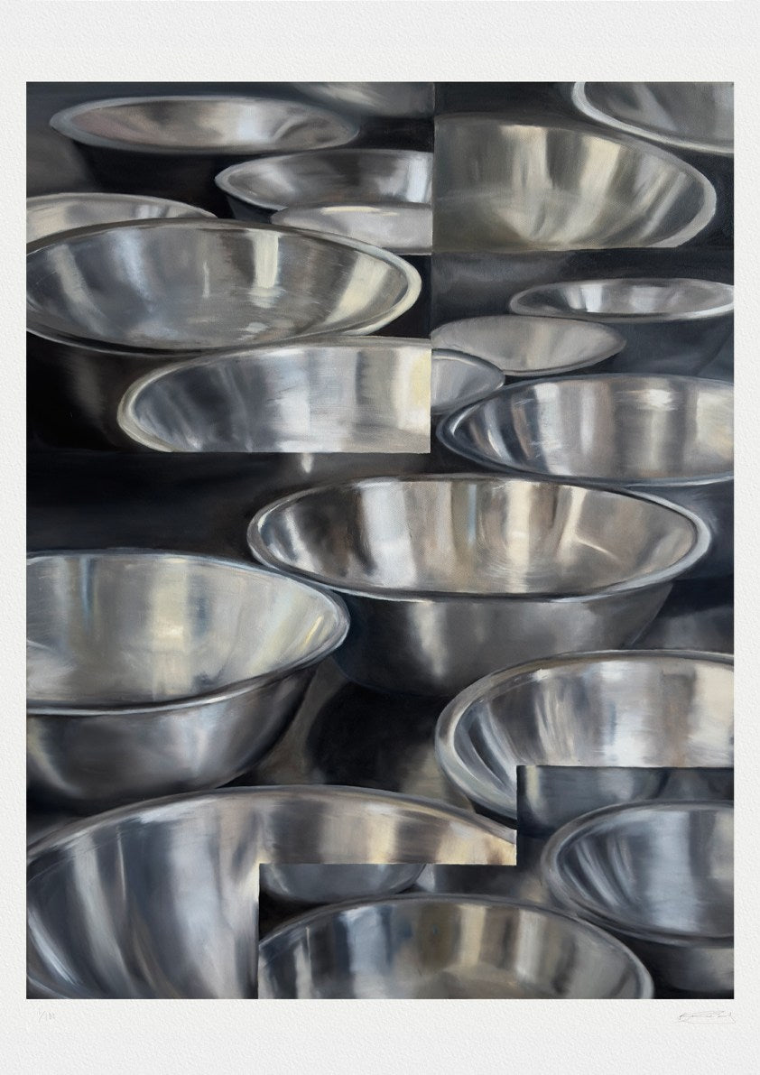 'Bowls.jpeg' Giclée Print by Bec Kirby | The Oblist