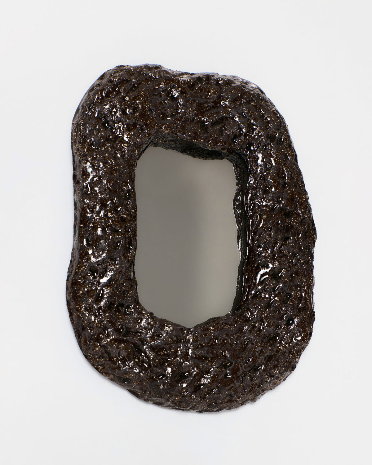 Massa - artisanal ceramic mirror — in context