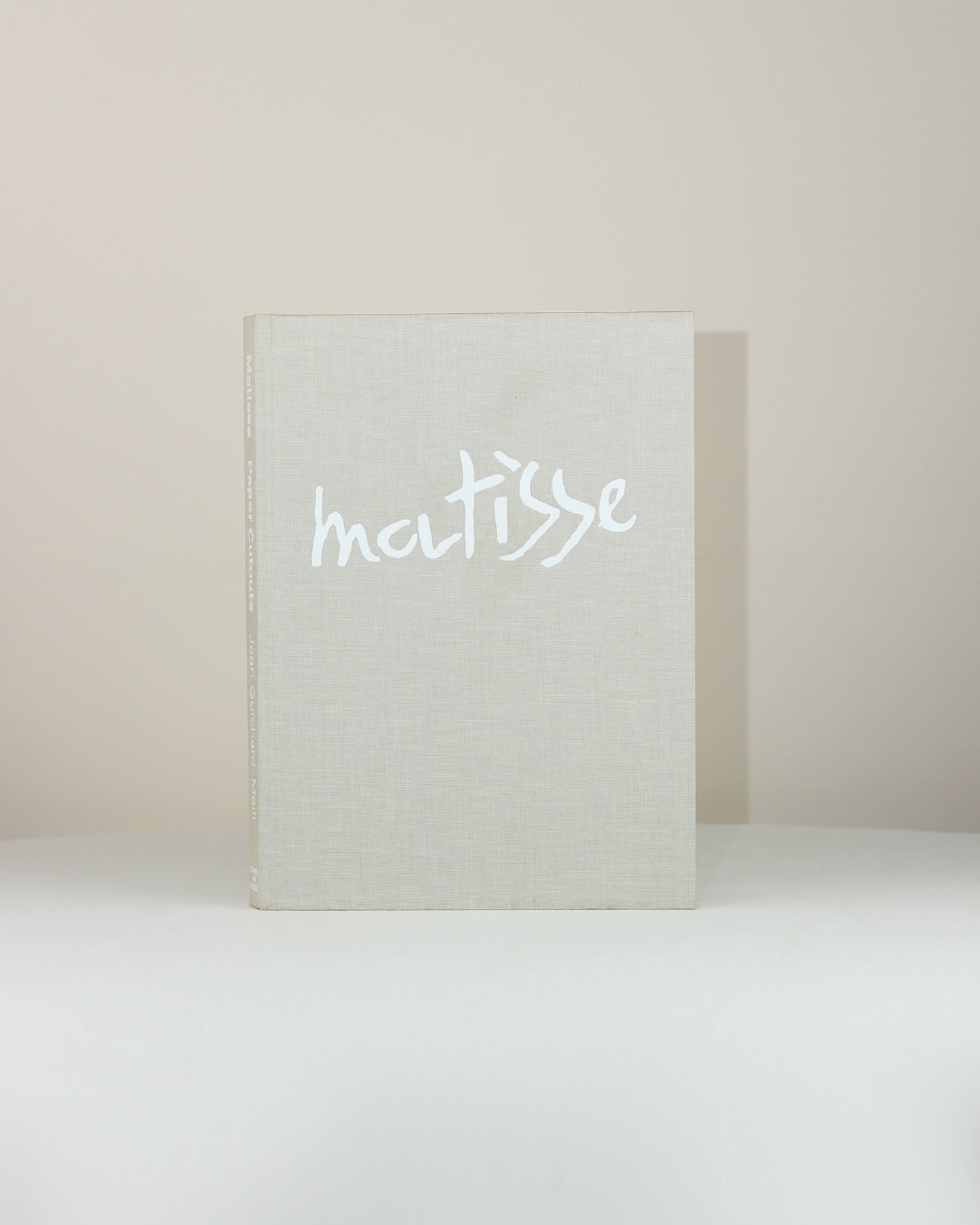 MATISSE PAPER CUTOUTS — front view of textured linen cover