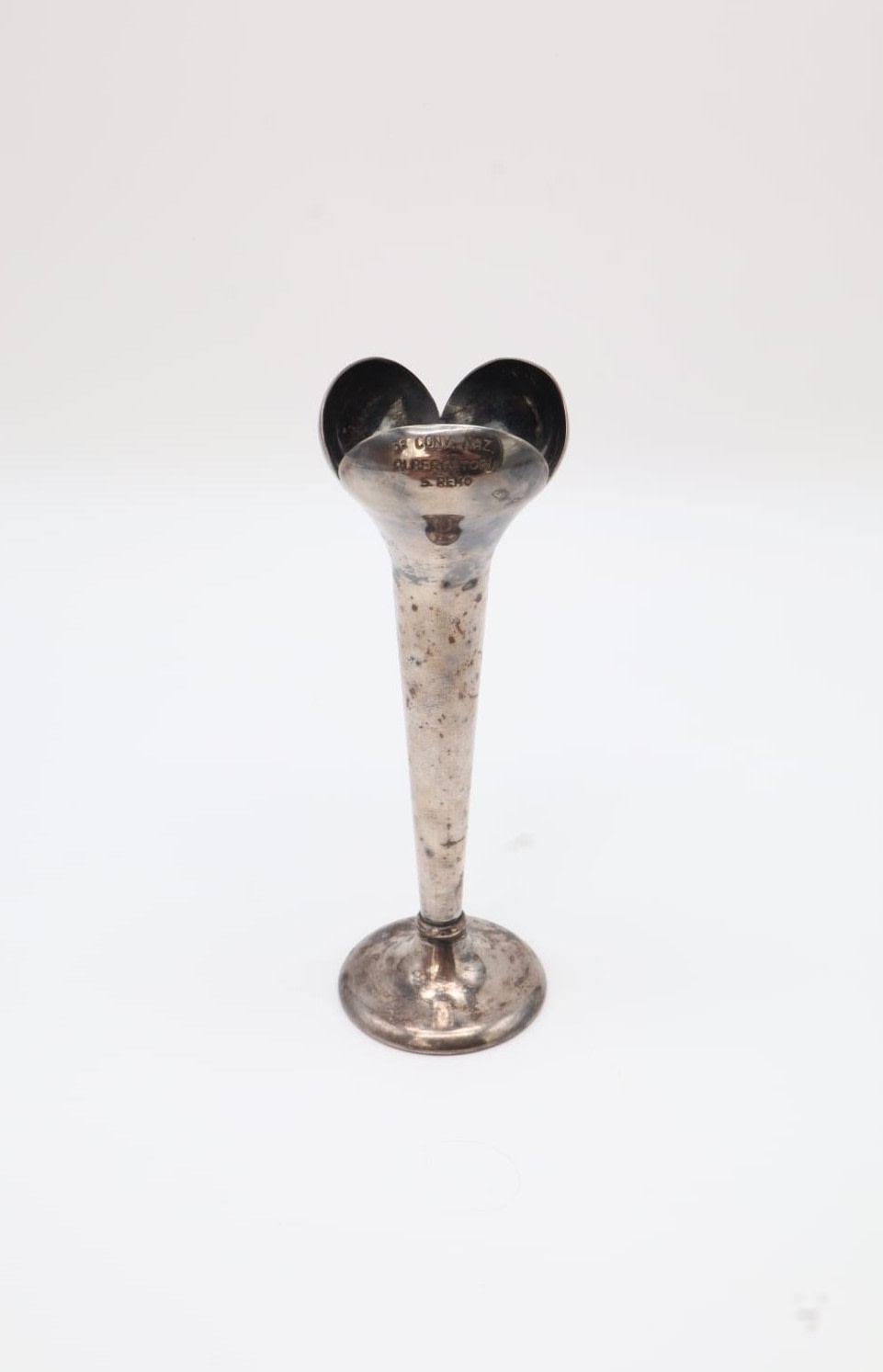 Gio Ponti ‘Soliflore’ Silver-Plated Bud Vase for Calderoni – Italy, 1930s by Forma Finds | The Oblist