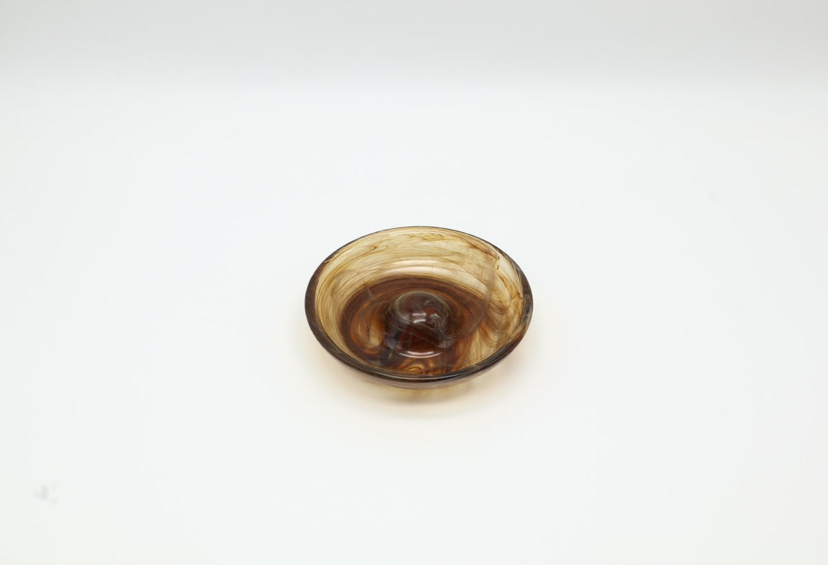 Vintage Model 868 Glass Bowl by Michael Bang for Holmegaard, Denmark (1975) — detail view