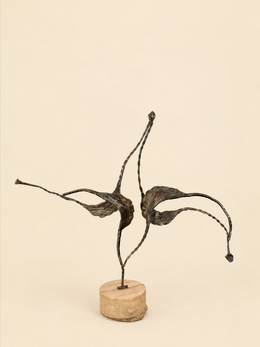 Salvino Marsura Abstract Wrought Iron Sculpture, Italy, 1960s by Truffe Studio | The Oblist