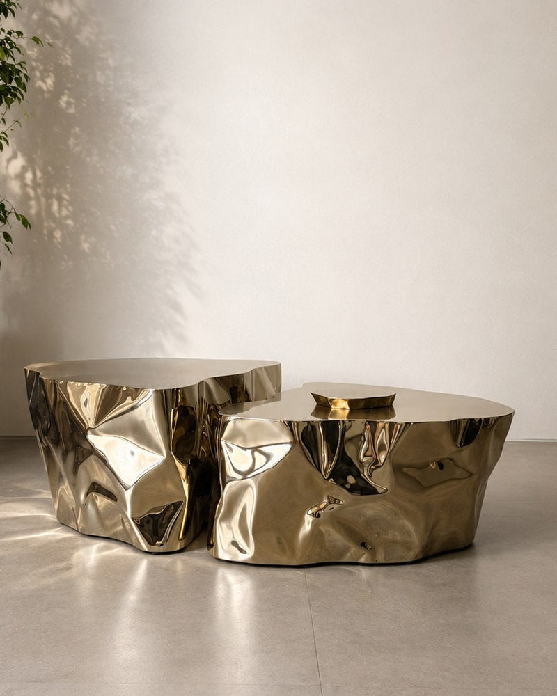 Grand Canyon - Stainless Steel Coffee Table -  by Nitush Aroosh — detail view