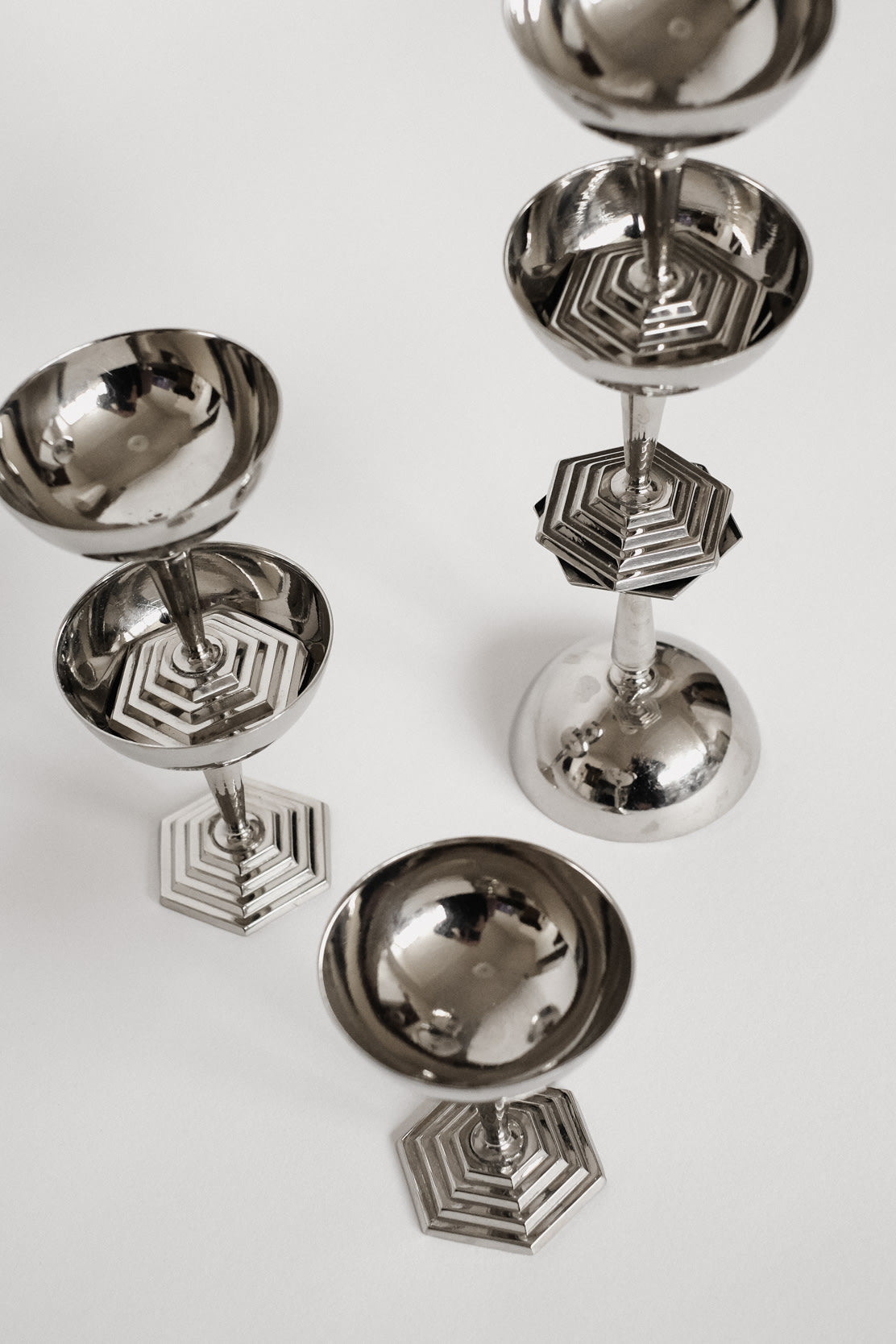Set of 6 Art Deco Ice Coupes — lifestyle setting