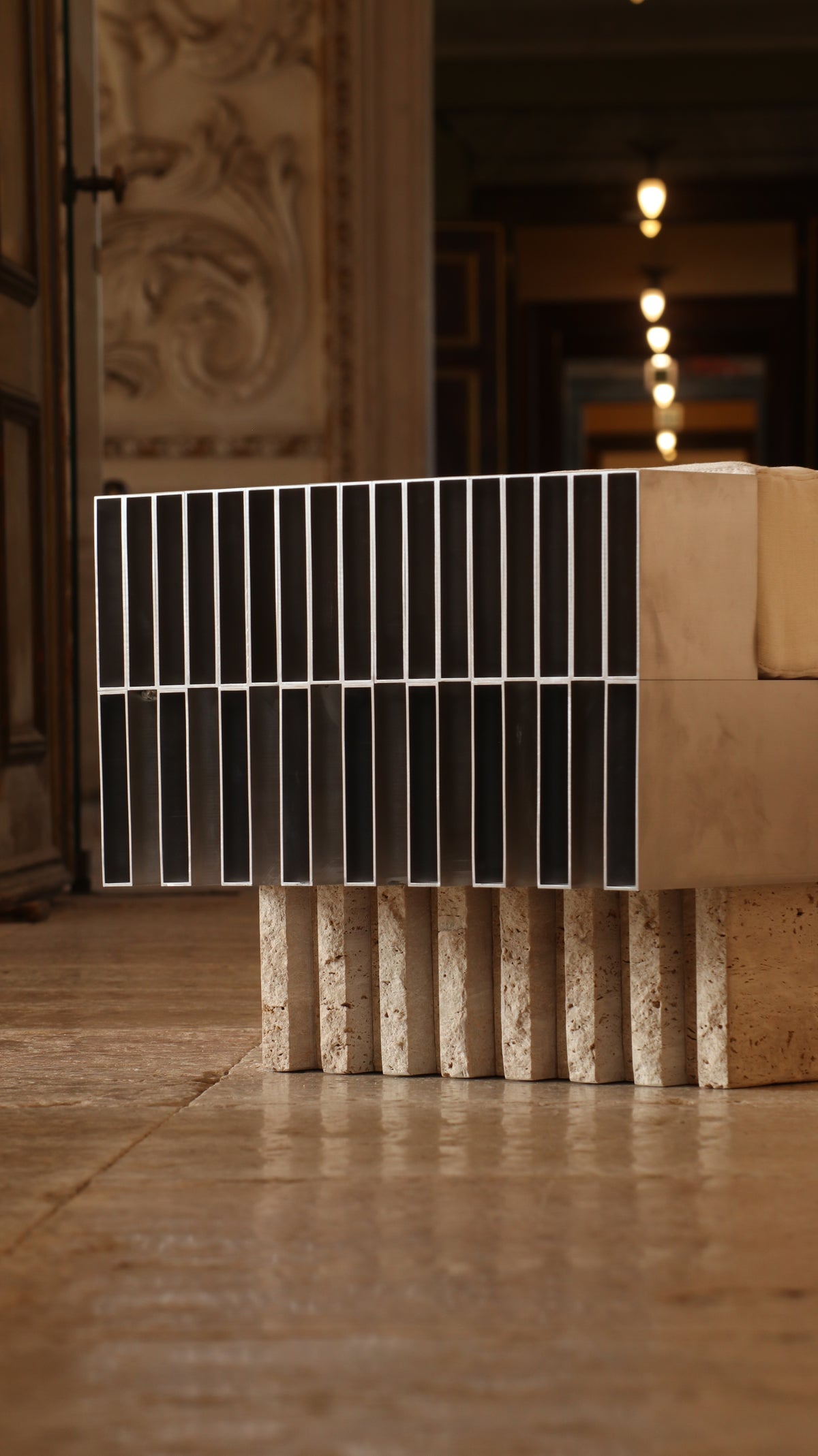 Piano Ottoman — close-up