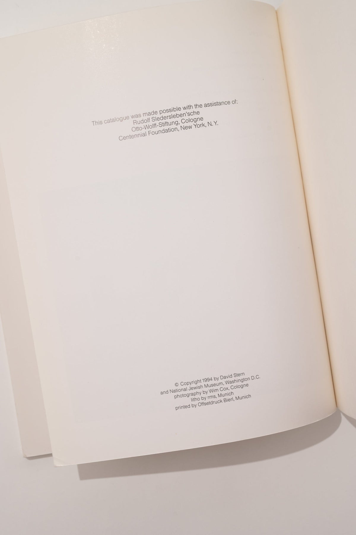 David Stern: Identity and Relationships, 1994 Art Book — additional view