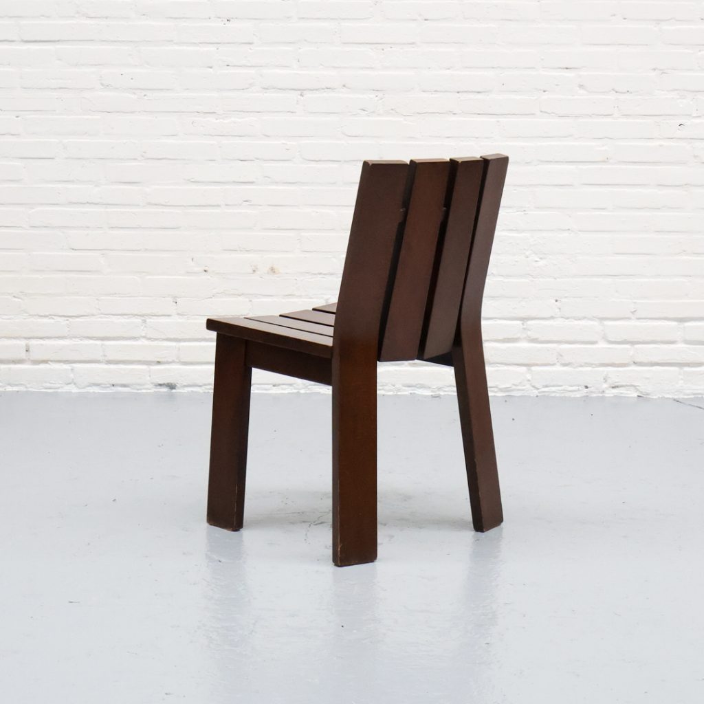 Dutch Wooden Dining Chairs 1970s — in context