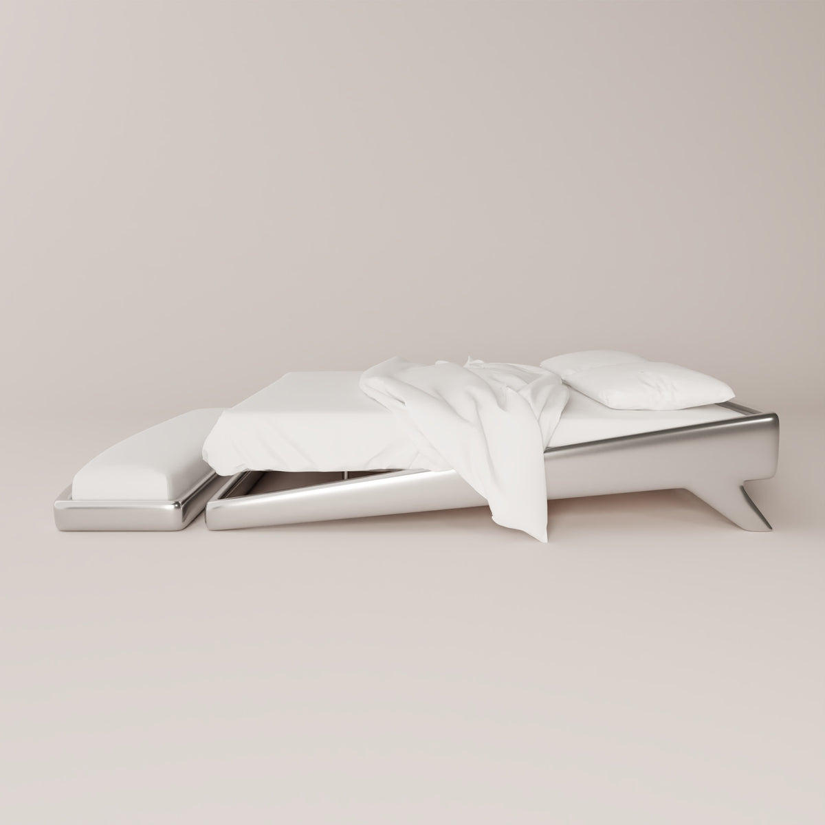 "Tusa" bed | walnut wood — view 9