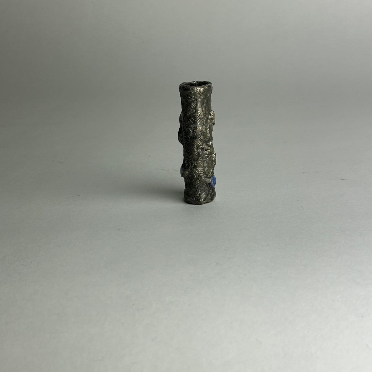 Original Hand Soldered and Jeweled Lighter Cover by  THE PERFECT NOTHING CATALOG — detail view