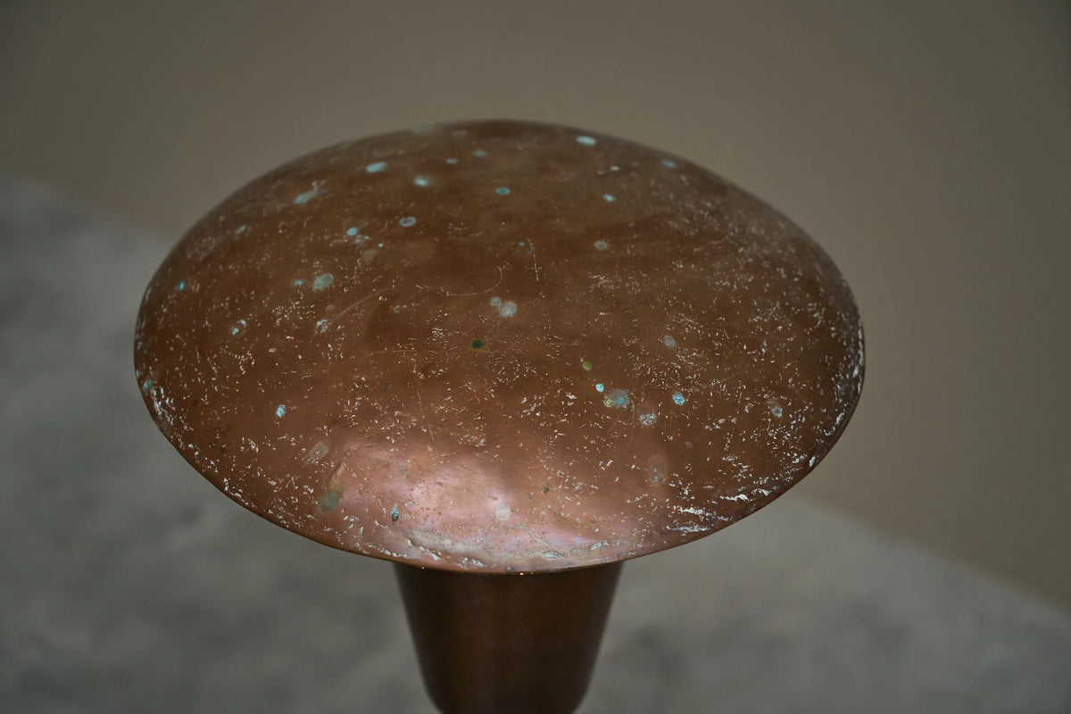 Unique Floor Lamp in Patinated Copper 1960s — lifestyle setting