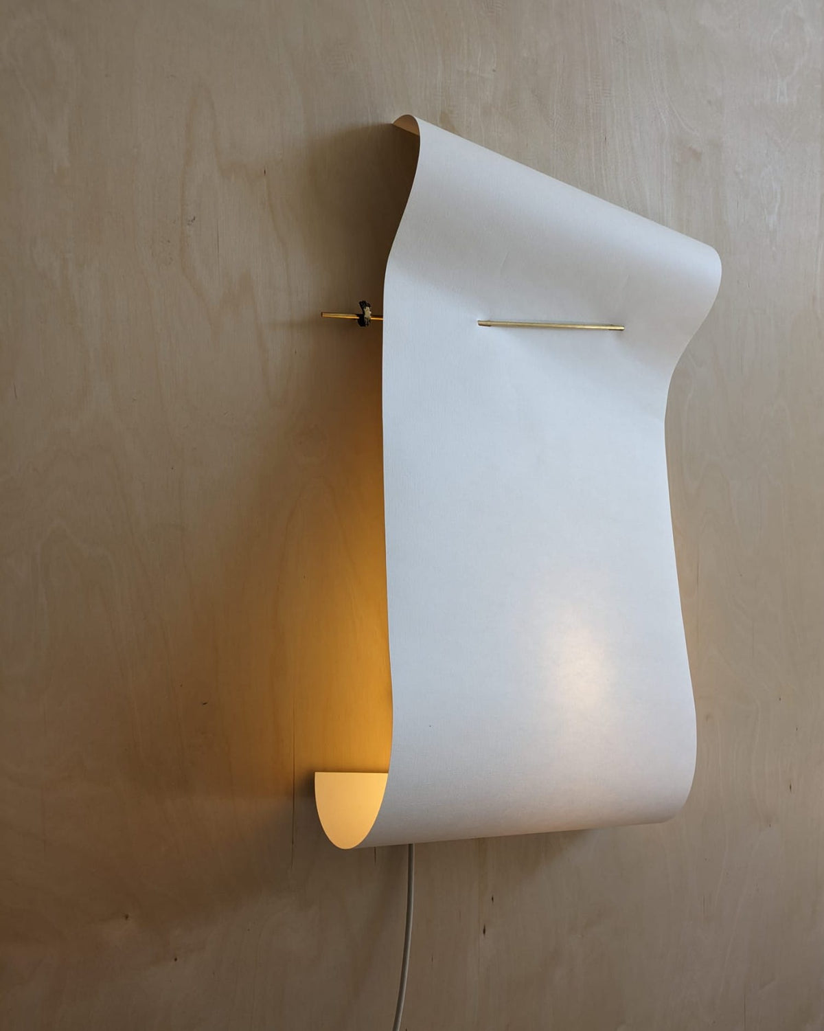 Wall Light - Papēr II by WHITE DIRT | The Oblist — white paper, modern design