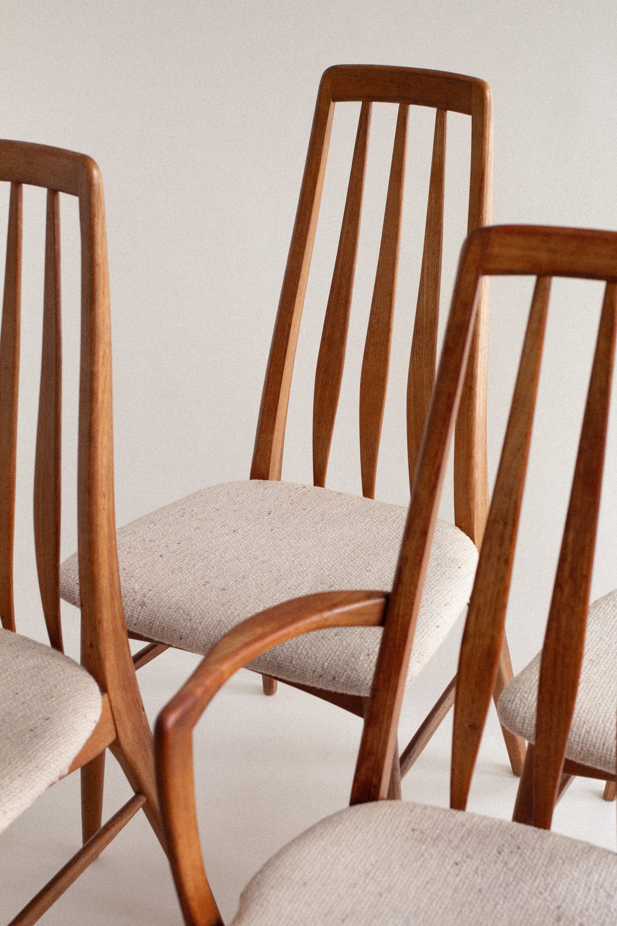 Eva Dining Chairs by Niels Koefoed for Hornslet Møbelfabrik, 1960s, Set of 5 — additional view
