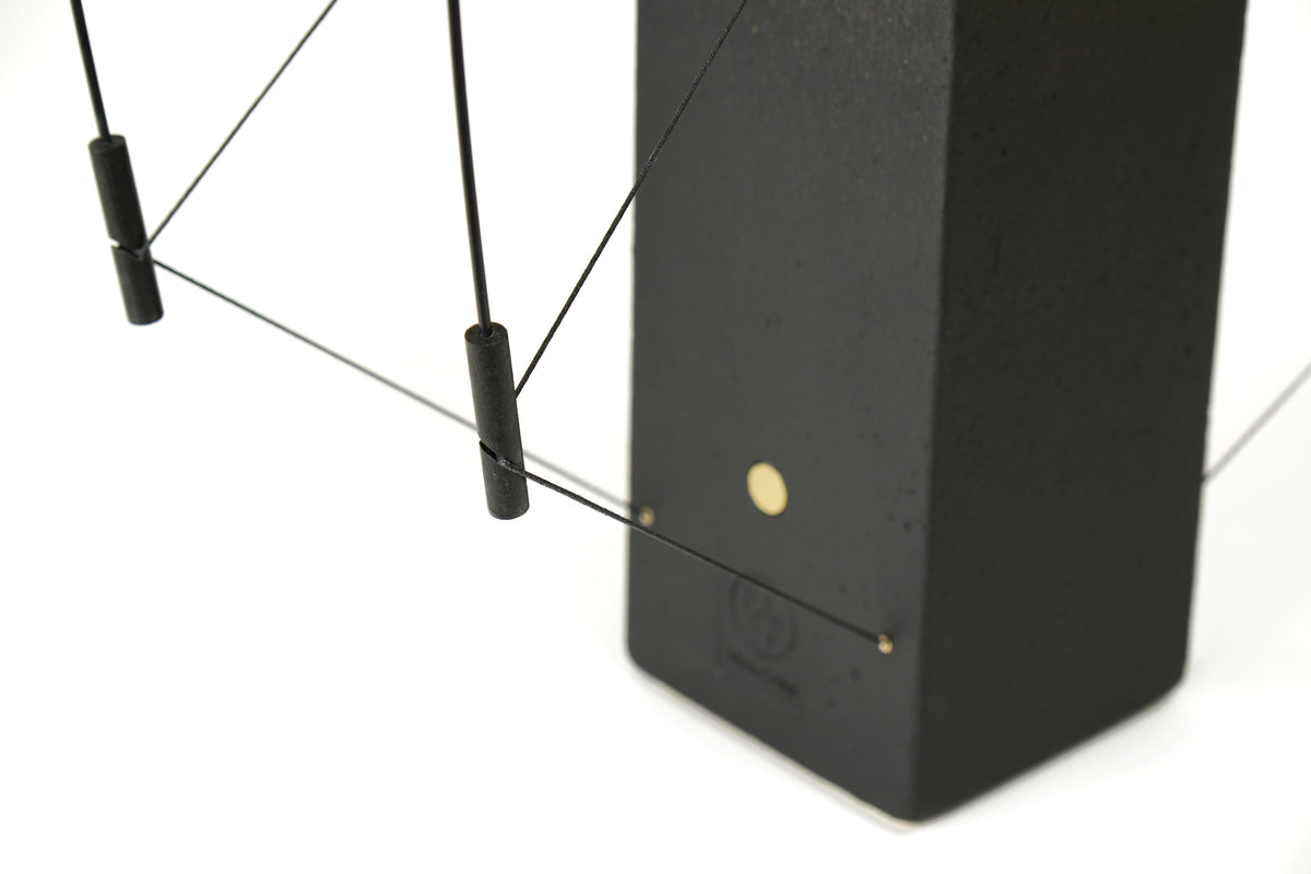 Contemporary Table Lamps in Terracotta - Lumia d'Or - Collection Aura — close-up