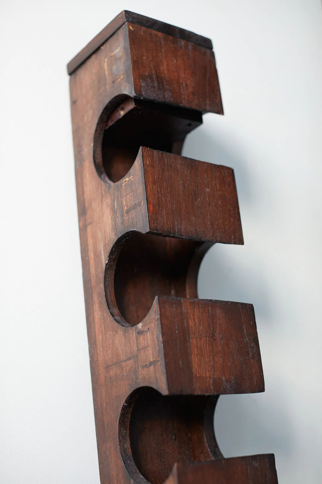 Stylish and sturdy wine organizer for contemporary interiors