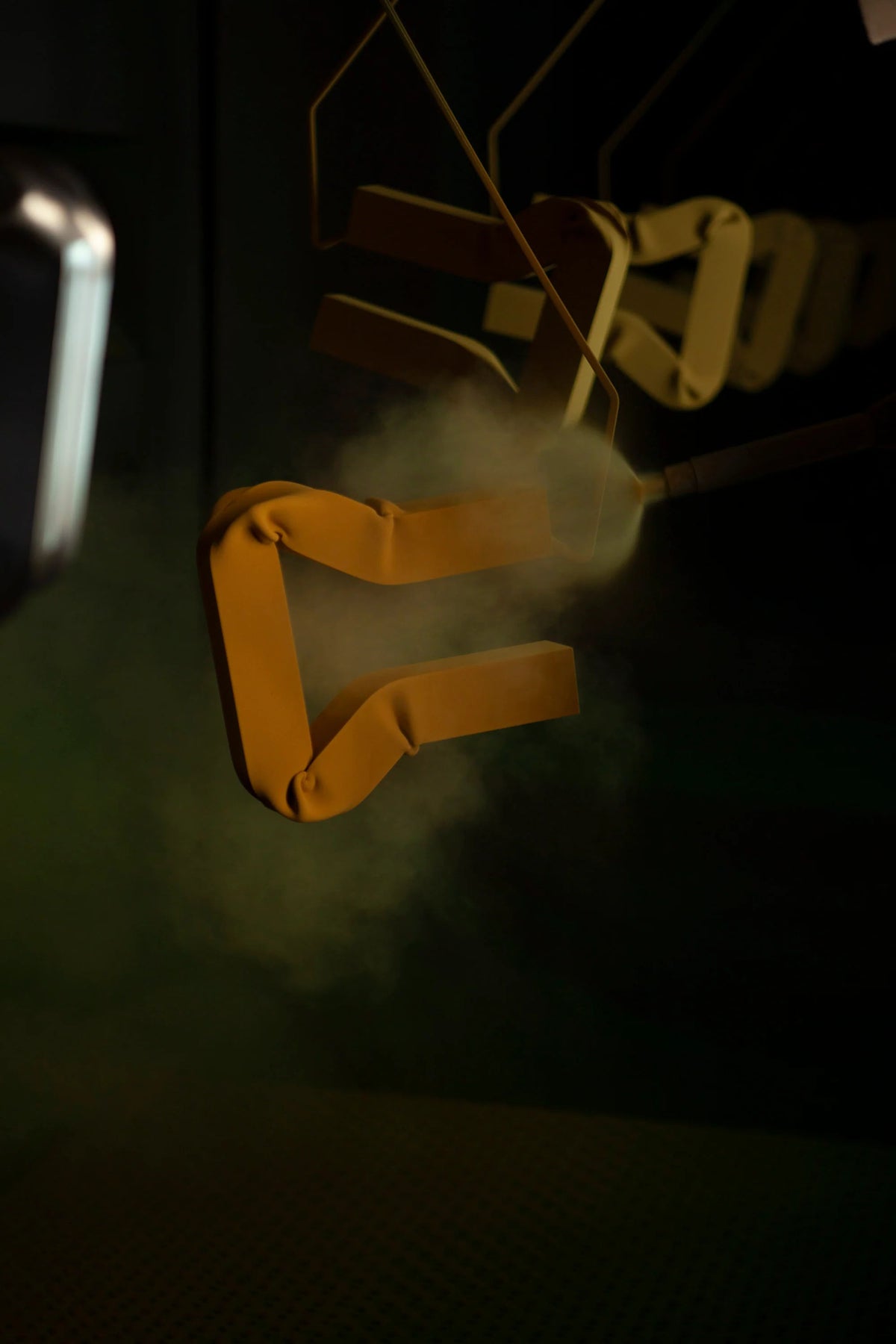 Close-up of Vasi Vase (Caramel) showcasing its unique caramel color and texture