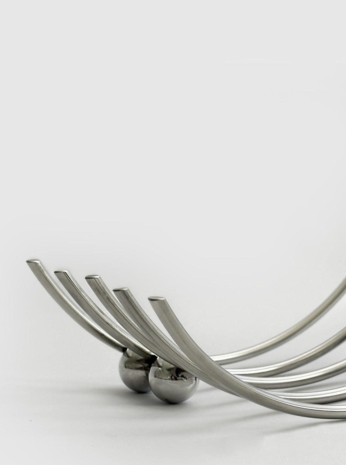 Shiny and sleek stainless steel serveware for entertaining guests at home
