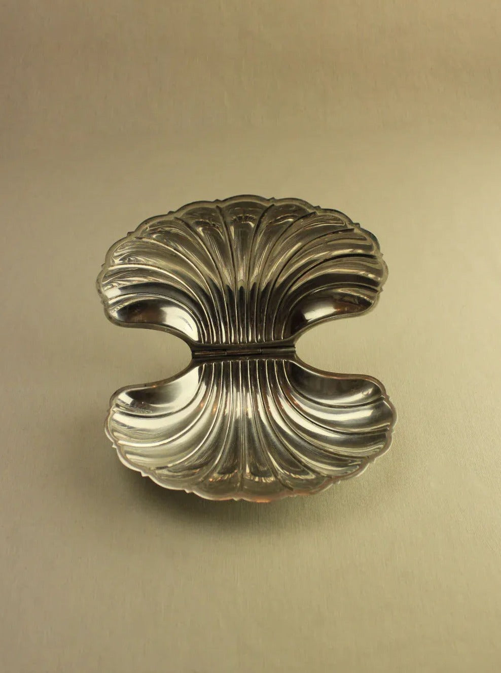 Handcrafted Shell Shaped Jewelry Box with Velvet Lining