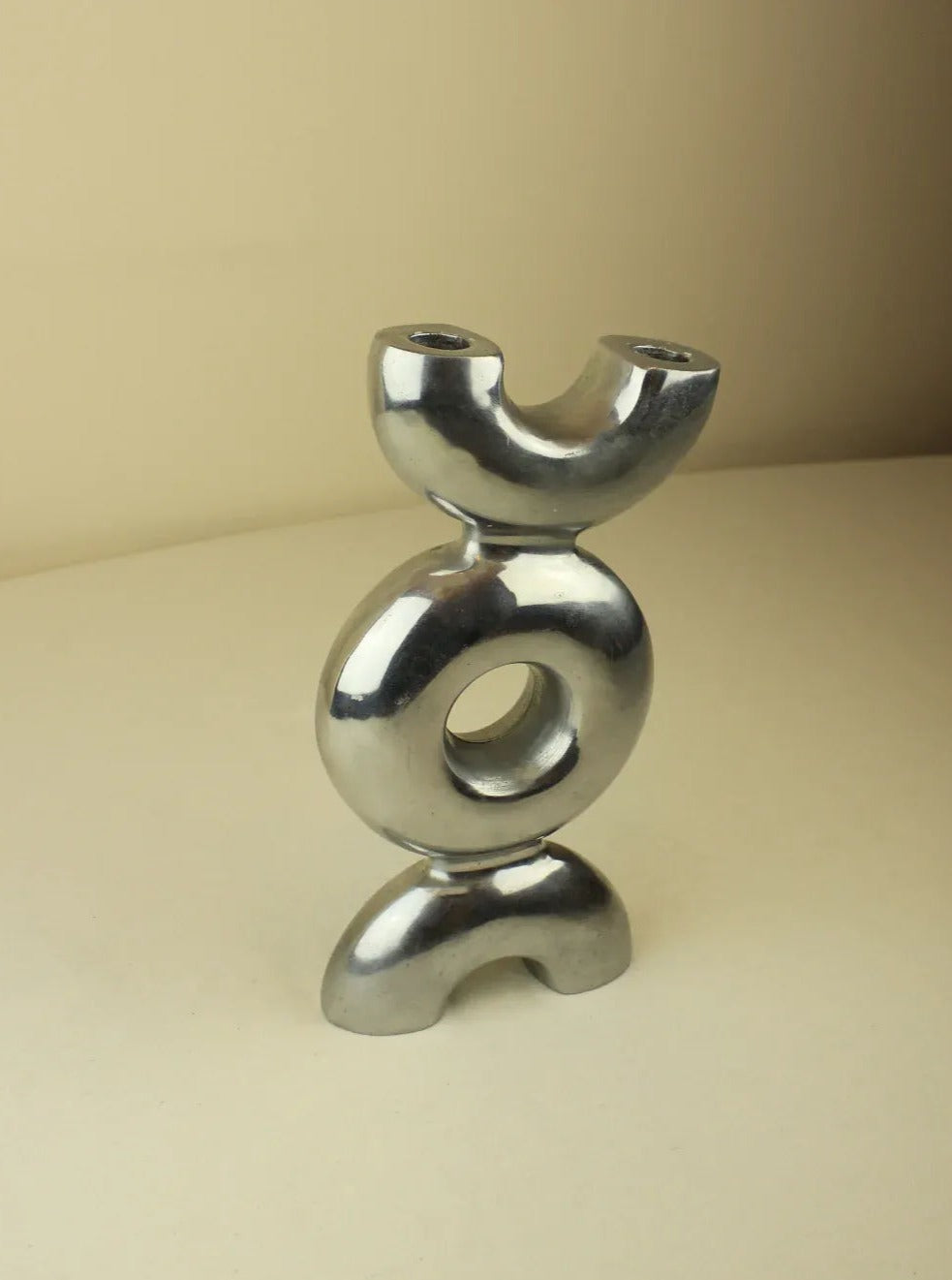 Contemporary candleholder perfect for adding a touch of style to any space