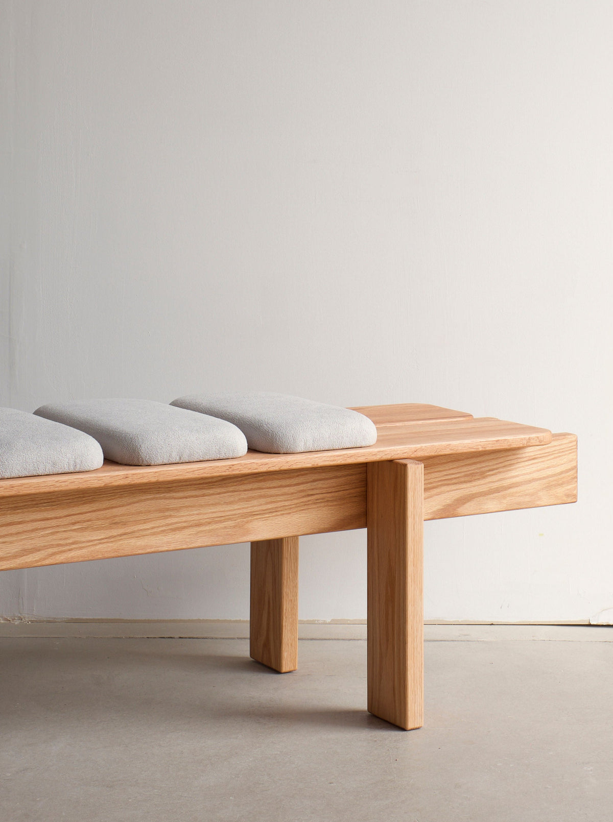 Ueno Bench with ergonomic design for comfortable seating experience