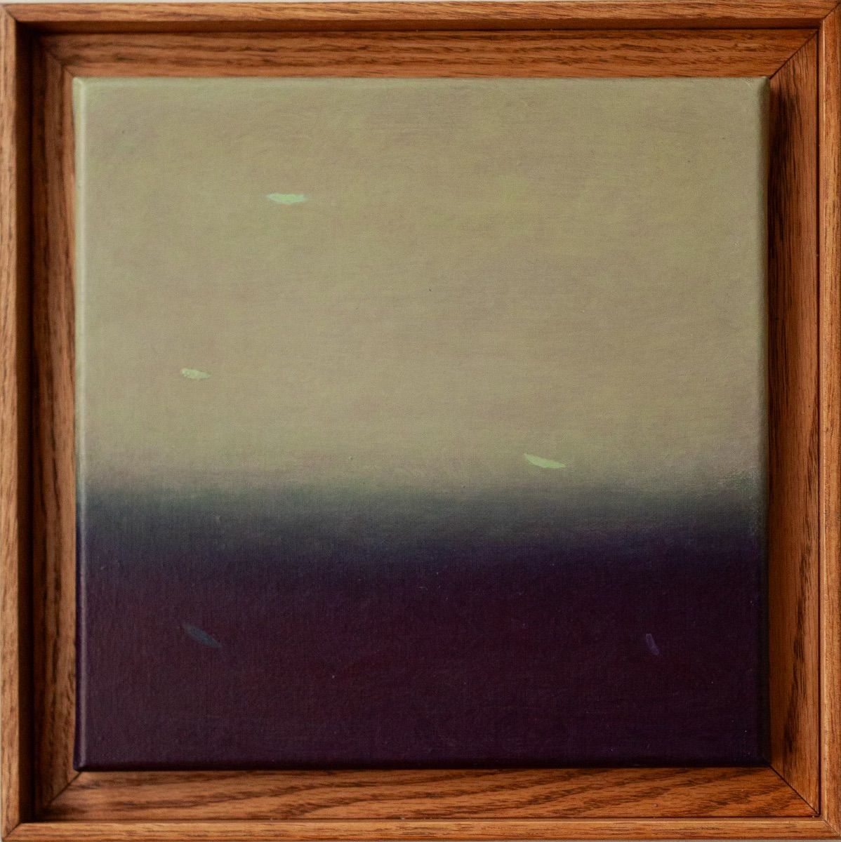 An abstract painting displayed in a 36x36 cm Rebecca von Matérn Love Letters