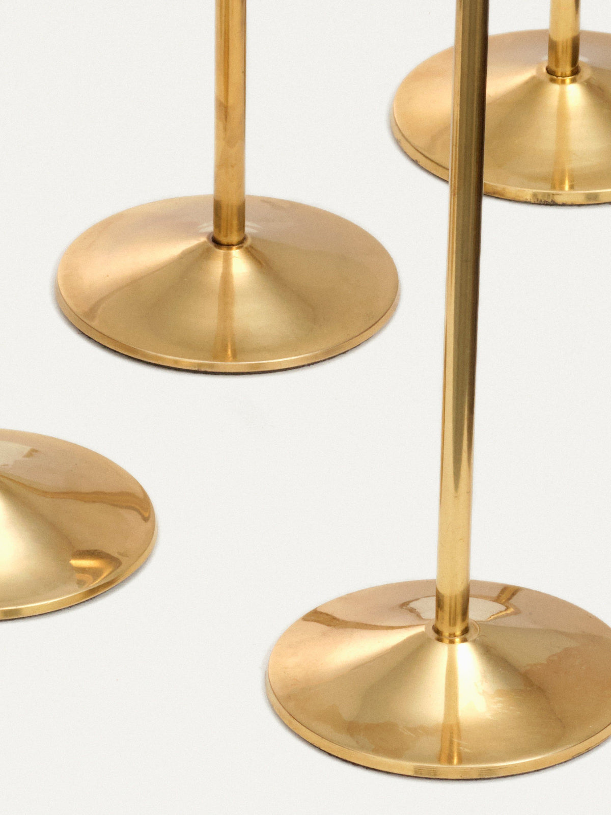  Elegant brass candleholder set to add charm and warmth to any room 