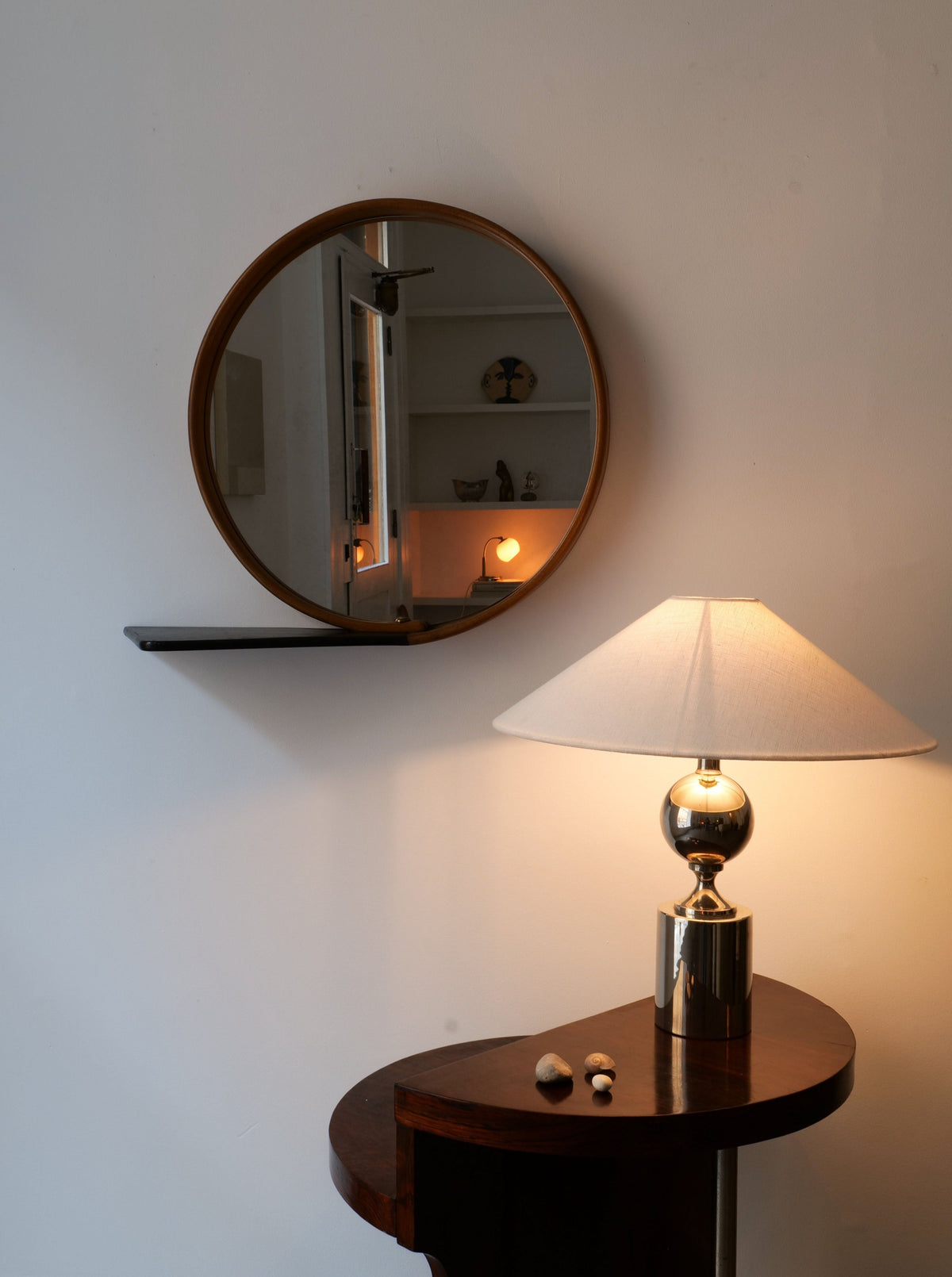 Swedish Modern Mirror featuring clean lines and elegant Scandinavian craftsmanship