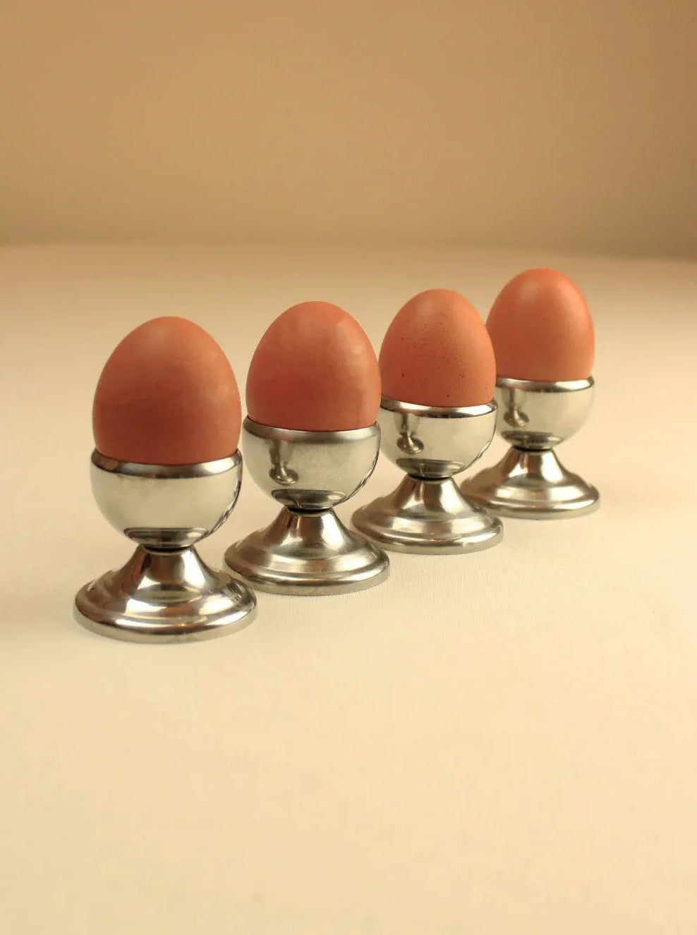 Elegant and modern egg cups perfect for serving breakfast or brunch