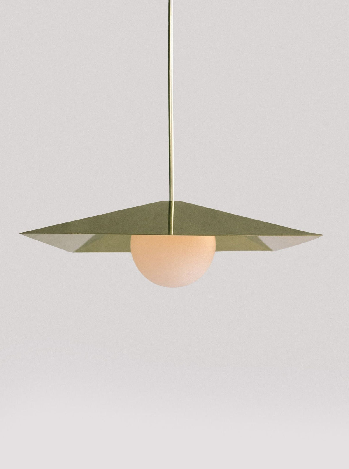 Contemporary 120 Large Pendant with beautiful frosted glass shade