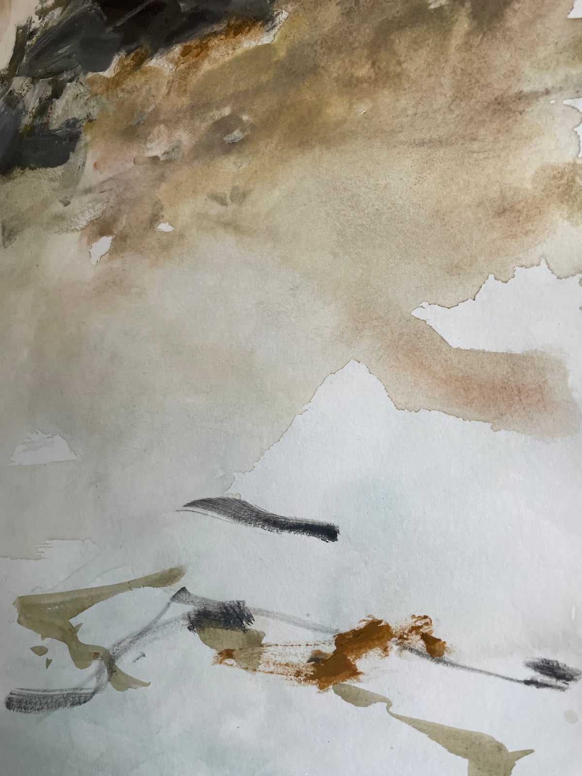 Close-up of Contemplo Las Sierras showcasing intricate details and textures